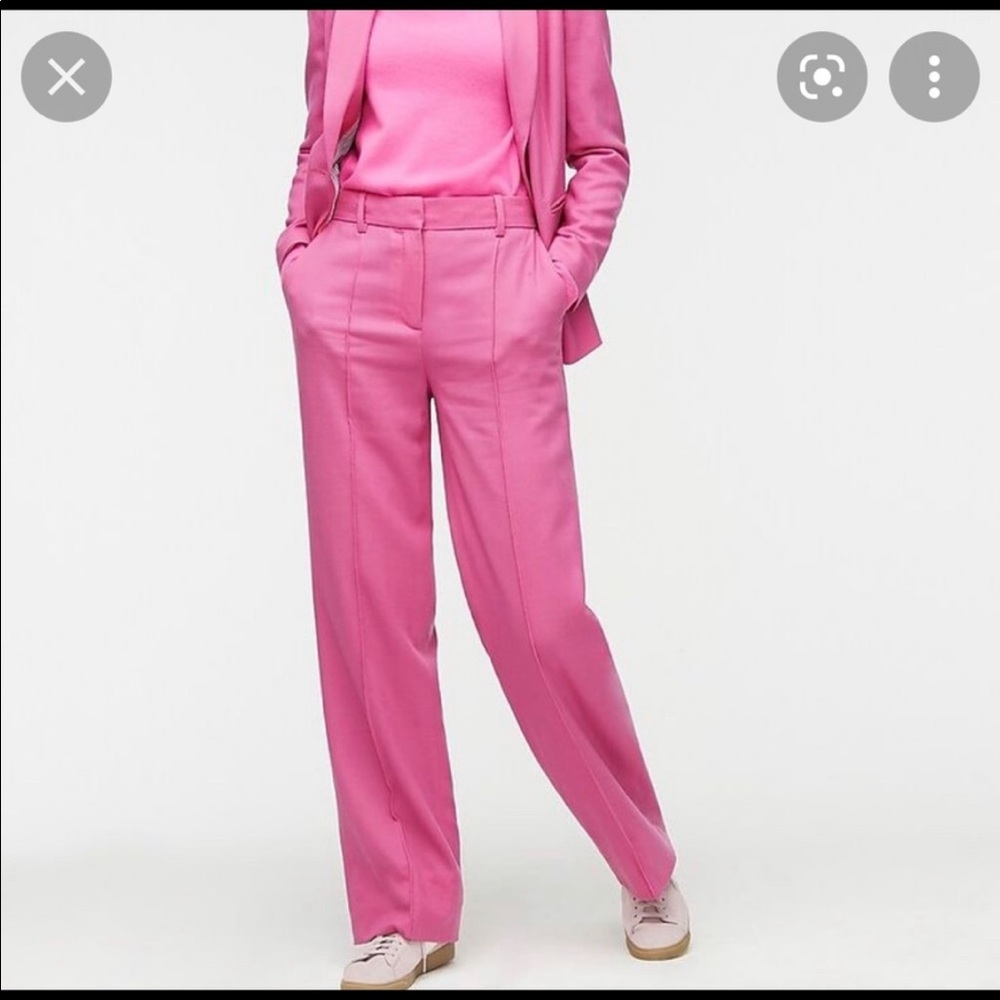 NWT J Crew Pink Wool Pants size 14T